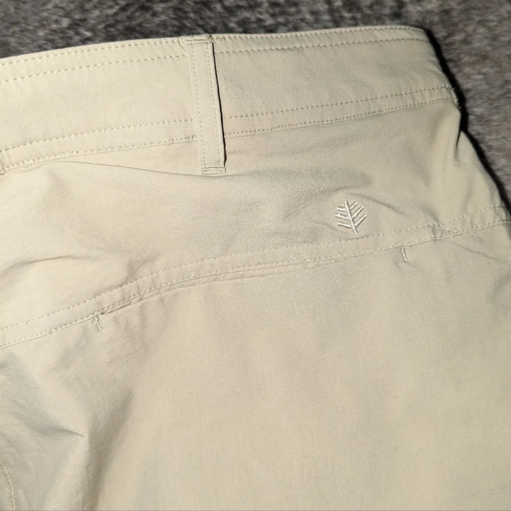 Coolibar Marco Polo Summer Casual Pants UPF 50+ Tan Mens 36